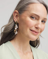 Floral Pearl Charm Earrings MULTI - Chico's for sale