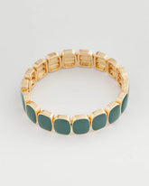 Resin Goldtone Square Stretch Bracelet DARKEST SPRUCE - Chico's near me
