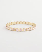 Small Pink Faceted Gem Stretch Bracelet PALE PINK - Chico's for sale