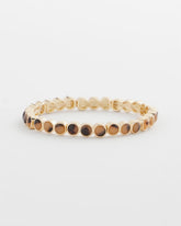 Tortoise Goldtone Round Stretch Bracelet BROWN - Chico's for sale