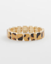 Tortoise Square Stretch Bracelet BROWN - Chico's sale
