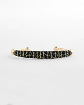Thread Wrapped Cuff Bracelet BLACK/GOLD - Chico's online