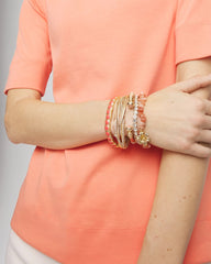 Aventurine Stone Chips Charm Bracelet ORANGE - Chico's near me