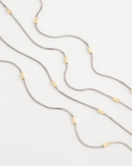 Mixed Metal Double Strand Necklace MIXED METALS - Chico's sale