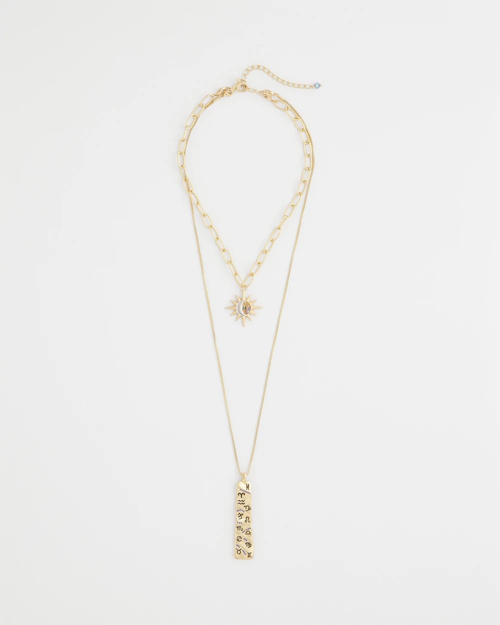 Convertible Zodiac Pendant Necklace GOLD - Chico's online