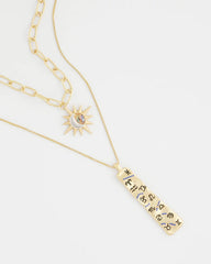 Convertible Zodiac Pendant Necklace GOLD - Chico's online
