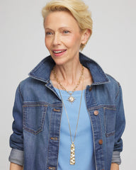 Convertible Zodiac Pendant Necklace GOLD - Chico's online