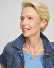 Convertible Zodiac Pendant Necklace GOLD - Chico's online