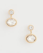 Goldtone Bezel Stud Earrings GOLD - Chico's for sale