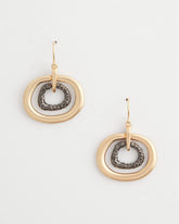 Pave Mixed Metal Earrings MIXED METALS - Chico's US