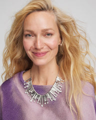 Chico’s Originals Silver Slice & Gem Bib SILVER - Chico's online