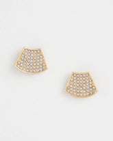 Gold Glitz Fan Earrings GOLD - Chico's US