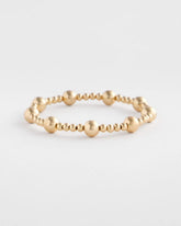 Gold-tone Medium Bead Stretch Bracelet - Chico's online