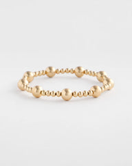 Gold-tone Medium Bead Stretch Bracelet - Chico's online