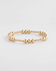 Gold-tone Small Bead Stretch Bracelet - Chico's outlet