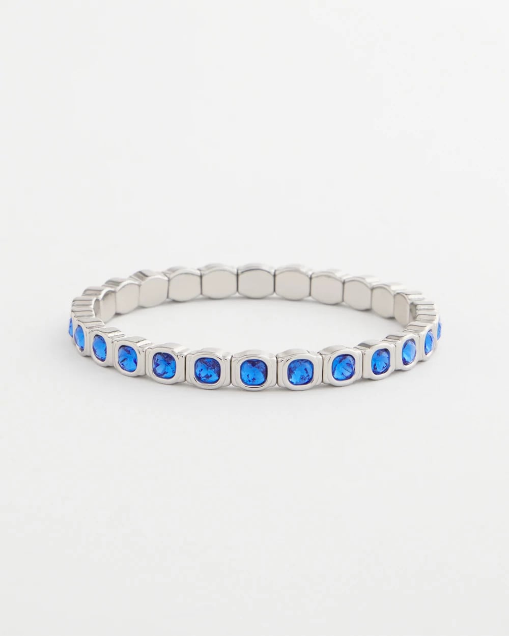 Small Faceted Stretch Bracelet BLUE - Chico's US