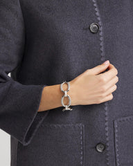 Large Pave Link Toggle Bracelet SILVER - Chico's discount