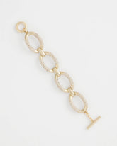 Large Pave Link Toggle Bracelet GOLD - Chico's near me