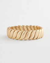 Matte Twist Stretch Bracelet GOLD - Chico's US