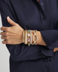 Matte Twist Stretch Bracelet GOLD - Chico's US