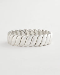 Matte Twist Stretch Bracelet SILVER - Chico's online