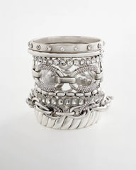 Matte Twist Stretch Bracelet SILVER - Chico's online