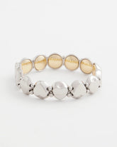 Reversible Round Stretch Bracelet MIXED METALS - Chico's discount