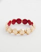 Reversible Round Stretch Bracelet RED - Chico's US