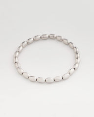 Silvertone Oval Beaded Stretch Bracelet SILVER - Chico's online