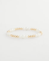 Goldtone Bead Stretch Bracelet PEARL - Chico's near me