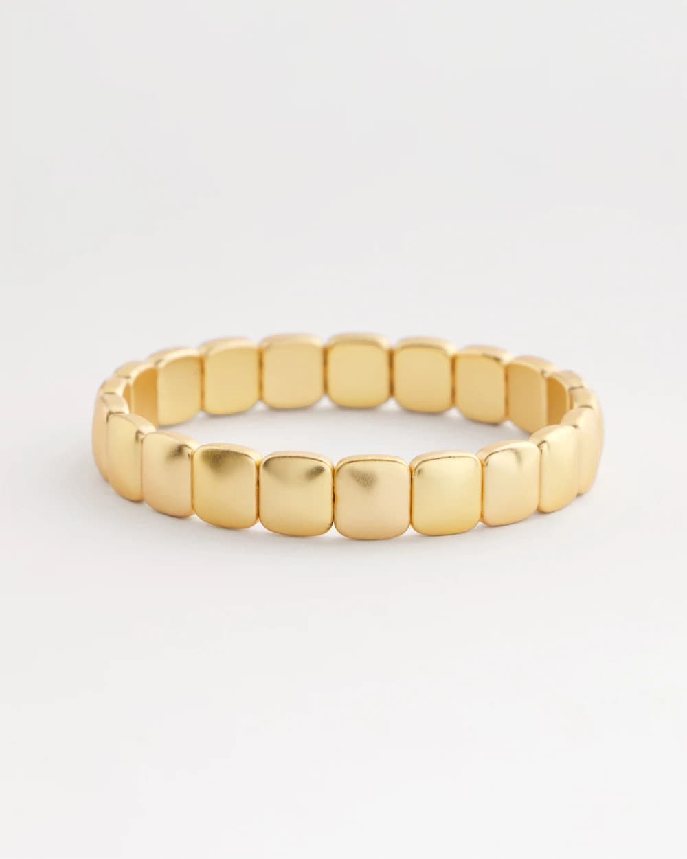 Golden Matte Square Stretch Bracelet GOLD - Chico's sale
