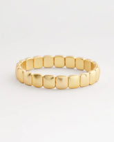 Golden Matte Square Stretch Bracelet GOLD - Chico's sale
