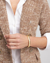 Golden Matte Square Stretch Bracelet GOLD - Chico's sale