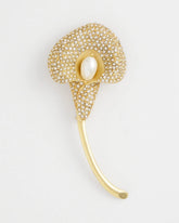 Encrusted Calla Lily Brooch GOLD - Chico's for sale