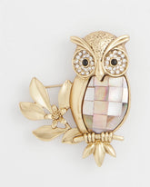 Goldtone Owl Brooch GOLD - Chico's sale
