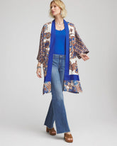 Crepe Long Printed Kimono ENGLISH CREAM - Chico's online