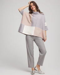 Quilted Chic Cowlneck Poncho BIRCH - Chico's outlet