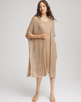 Crochet-Knit Sequins Ruana CAFE AROMA - Chico's US