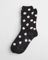 Polka Dot Cozy Socks BLACK - Chico's discount