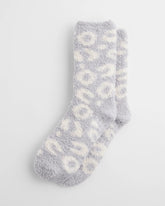 Animal Print Cozy Socks DOVE GRAY - Chico's US