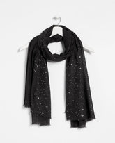 Metallic Stripe Oblong Scarf BLACK - Chico's US