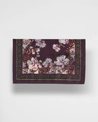 Frosty Floral Square Neckerchief Scarf BLACK - Chico's sale