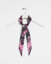 Floral Animal Print Skinny Scarf BLACK - Chico's US