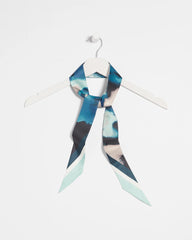 Skylight Double-Sided Skinny Scarf TEAL SHADOW - Chico's sale