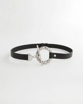 Silver Toggle Trouser Belt BLACK/SILVER - Chico's US