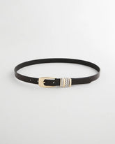 Mixed Metal Trouser Belt BLACK - Chico's outlet