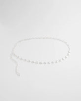 Silvertone Pebble Chain Belt SILVER - Chico's sale