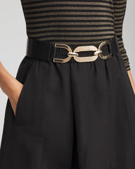 Embellished Stretch Trouser Belt BLACK - Chico's online