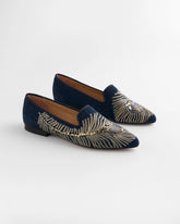 Peacock Embroidered Flats DENIM - Chico's discount