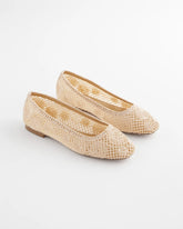 Cora Raffia Flats NATURAL - Chico's discount